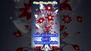 Surah-Al-Anaam 6 | Ayat 6 | Translation Urdu #duet #قران #bayan #quran #اكسبلور
