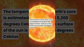 Earth and Sun temperature compared