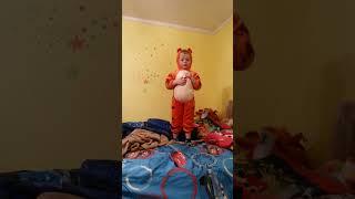 4 year old Wyatt with #badparents - Pretending to be Tigger