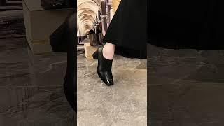 So beautiful shiny women shoes " #latest #comfortable #black #shoes #shortsfeed