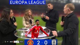 "Man Utd vs PAOK 2-0: Paul Scholes, Van Nistelrooy  Amad Diallo React to Europa League Victory!"