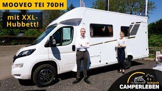 Vorstellung MOOVEO TEI 70DH [mit XXL-Hubbett!] | 2023 | CampErleben Zobjack