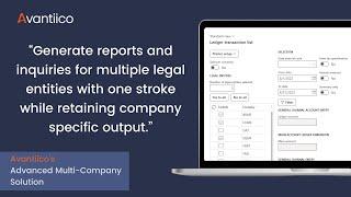 Dynamics 365 Finance  - Advanced Multi-Company Solution: Reporting and Inquiring