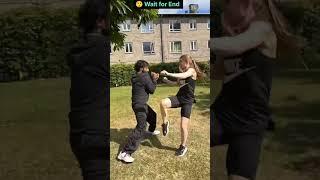 Fantastic Action Scene From a flexible Martial Art Girl #shorts #fight #flexible