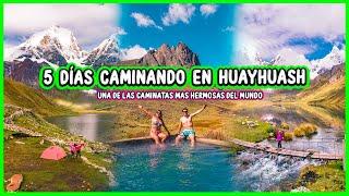 5 Días CAMINANDO en ESTA HERMOSA CORDILLERA ️ | MINI HUAYHUASH