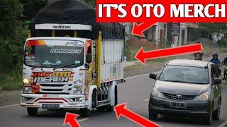 Truk IT'S OTO MERCH Makin tambah mbois!!,setelah di ganti cutting stiker depan