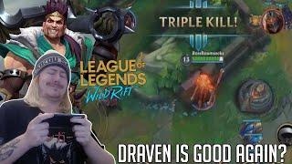 Wild Rift dropped Draven and his axes are INCREDIBLY STRONG