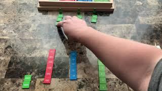 Montessori Math: The Stamp Game - Short Division (static and dynamic)