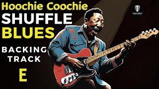 HOOCHIE COOCHIE Chicago Shuffle Blues in E backing track