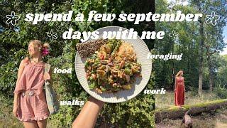 spend a few days with me in september ⊹₊ ⋆  | food, self-care & foraging