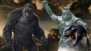 Legendary Kong vs. Mechani Kong/ Vastatosaurus Rex Attacks