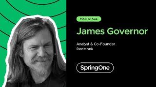 James Governor at SpringOne 2020