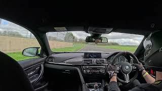 520hp BMW M4 doing a 1:15.19 at Castle Combe with traffic