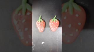 DIY strawberry#clay#creative art#soni parjapati#pls Like#subscribe##