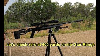 Checking 600 yard zero on steel with the 6.5 PRC