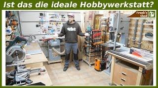 Ist DAS die ideale Hobbywerkstatt? Werkstatt Tour 2018 | einrichten und selber bauen