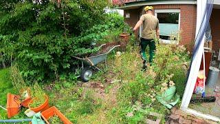 TRANSFORMING An Overgrown Yard That Has Been NEGLECTED For FOUR YEARS