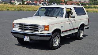 1988 Ford Bronco XLT 4x4 Weiss