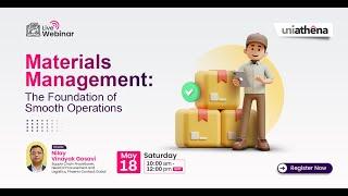 Webinar - Material Management: The Foundation of Smooth Operations