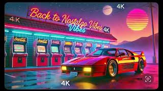 80s Synthwave Playlist - Retro Arcade Vibes - Nostalgia