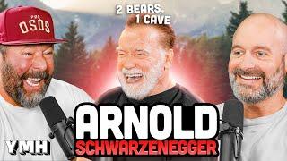 Arnold Schwarzenegger PUMPS UP The Bears | 2 Bears, 1 Cave