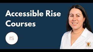 Accessibility in Articulate Rise
