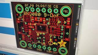 Testing out BNO080 using CircuitPython and 3D Web Serial