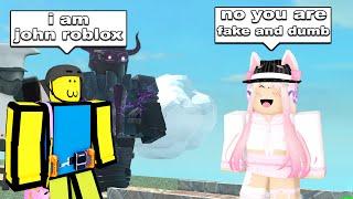 They said I was fake, so I proved them wrong.. TDS | ROBLOX