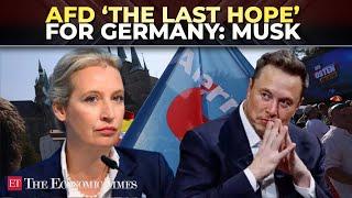 After helping Trump in US, Musk backs anti-immigration AfD ahead of German elections