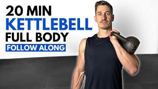 20 Min FULL BODY KETTLEBELL WORKOUT for Strength & Power