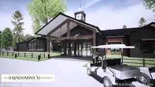 Locker's Southern View Luxury Motorcoach Resort clubhouse design rendering. Nashville, TN