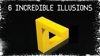 6 Optical ILLUSIONS - Revealed Magic Visual TRICKS