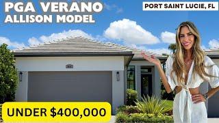 PGA Verano Affordable Luxury: Allison Model Tour | 2 Bed, 2 Bath Home in Port St. Lucie, FL