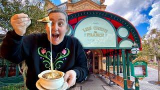 DINING AT EVERY RESTAURANT IN EPCOT’S WORLD SHOWCASE- Chefs de France