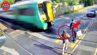 121 SHOCKING Train Crash Compilation Caught On Camera | Idiots In Cars | Best Of 2025