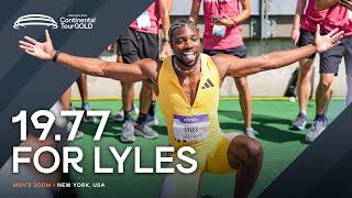 Noah Lyles is unstoppable in the 200m | Continental Tour Gold 2024