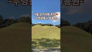 가을 공주여행 추천지_무령왕릉과 왕릉원 Tomb of King Muryeong and Royal Tombs, Gongju #koreatravel #koreatrip #gongju