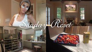 Sunday Reset at Home: closet tour, healthy meal prep, and skincare ︎︎