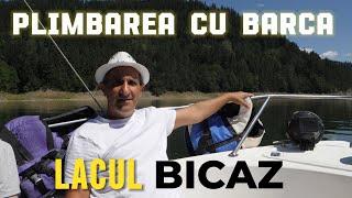 LACUL BICAZ , PLIMBAREA CU BARCA ,CEAHLAU , ROMANIA . VACANTA 2024 EP. 13