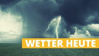 Wetter heute: Regional intensiver Regen mit Blitz und Donner