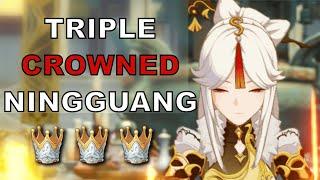 Triple Crown C6 Ningguang FULL Damage Showcase - Genshin Impact