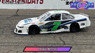 July 21, 2023 | GoPro | #7 Paul Bittle | Outlaw Front Wheel Drive A-Feature | Kalamazoo Speedway