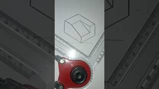 How to draw isometric drawing [drawing no 2] #shorts #shortsvideo #youtubeshorts #3d #drawing
