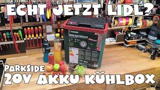 PARKSIDE® Mobile Akku-Kühlbox mit Warmhaltefunktion 20V 12V 230V