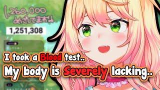 Nene took a BLOOD Test And the RESULTS..【Hololive / Momosuzu Nene】