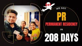 Finally we got PR    in 208 Days || Hindi || Canadian Desire