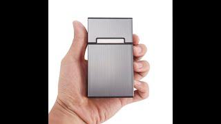 Mini Cigarette Holder Thin Fashion Pipe Personality Cigarette Case Slim Cigarette Box Aluminum Box