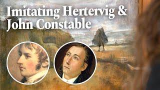 Imitating John Constable & Lars Hertervig for a Landscape Painting | Sebastian Salvo