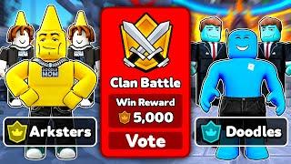 CLAN BATTLE MODE in Toilet Tower Defense!