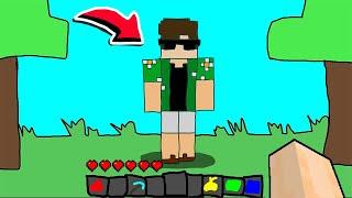 Minecraft dar Textura este DESENATA !